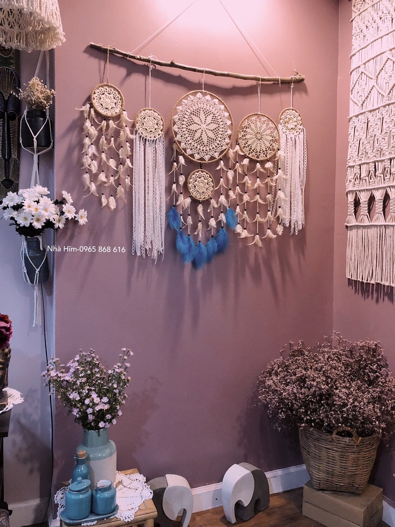 5 dream catchers dream catcher wall hanging large Etsy