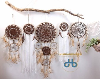 Dream catchers wall hanging, large dream catcher wall hangings, Giant dream catcher, Boho dream catcher, Bohemian room decor, Boho Nursery