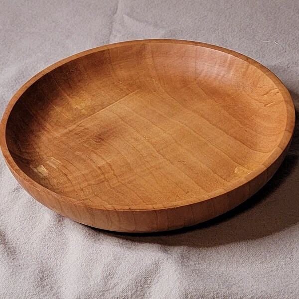 Willow Bowl - 7.5in x 1.75in - hand turned - food safe wood finish - wooden bowl - Salad Bowl - wooden bowls - Kitchenware