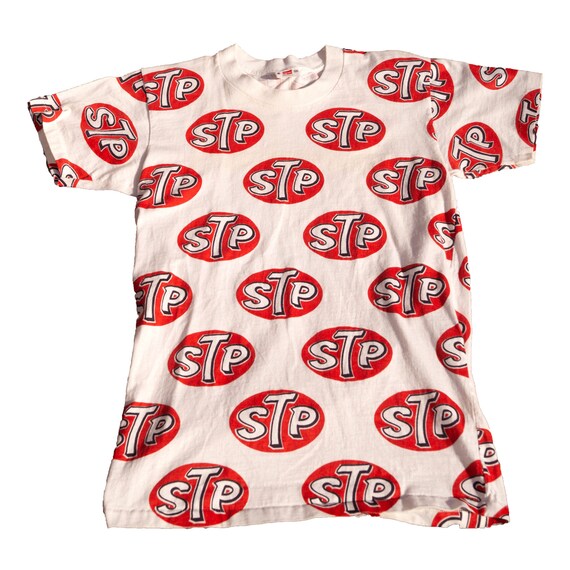 STP 1960s Hanes T-Shirt Motor Oil Once Upon A Time