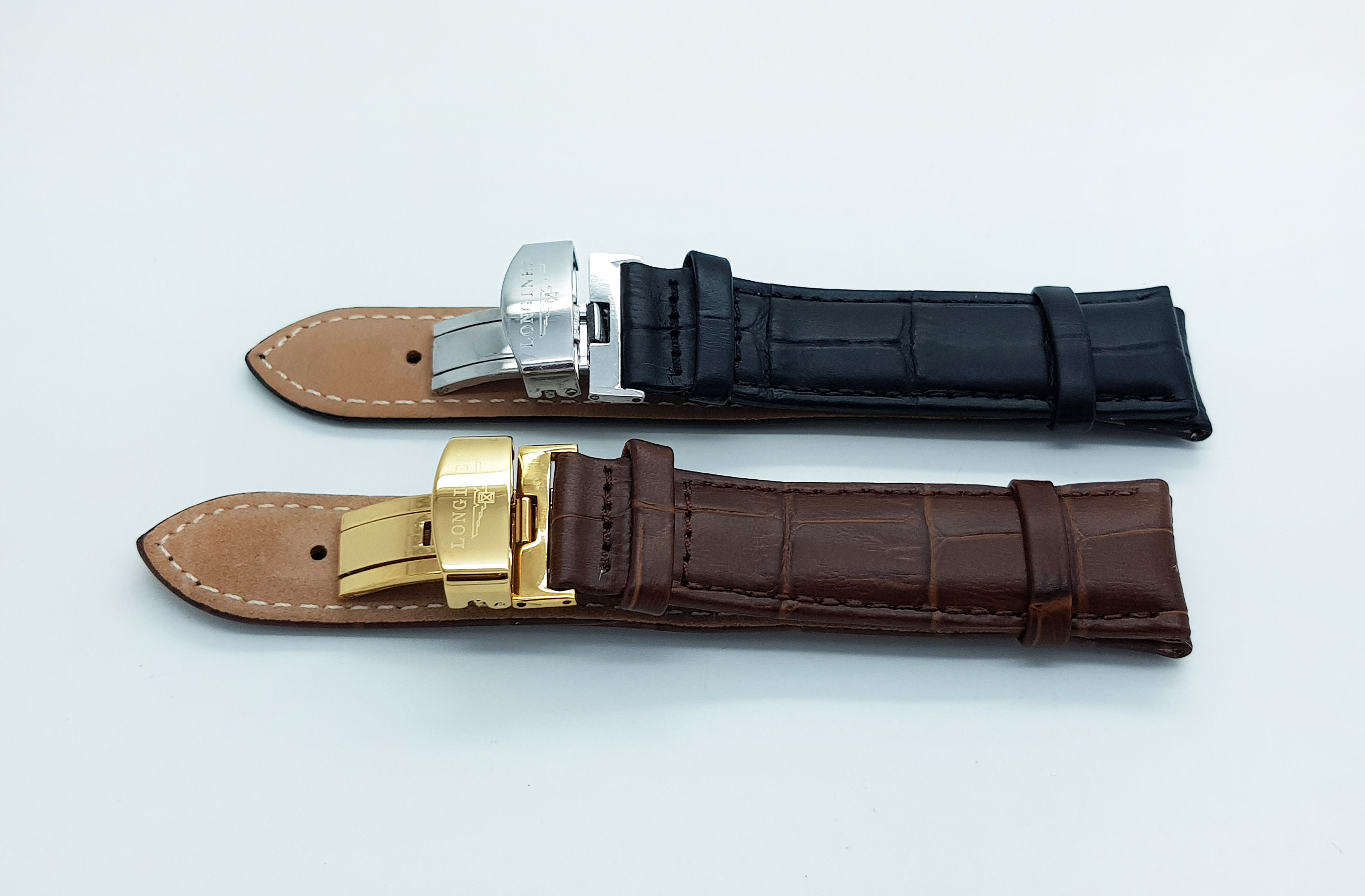Longines Deplyment Genuine Leather Replacement Strap 20mm Etsy UK