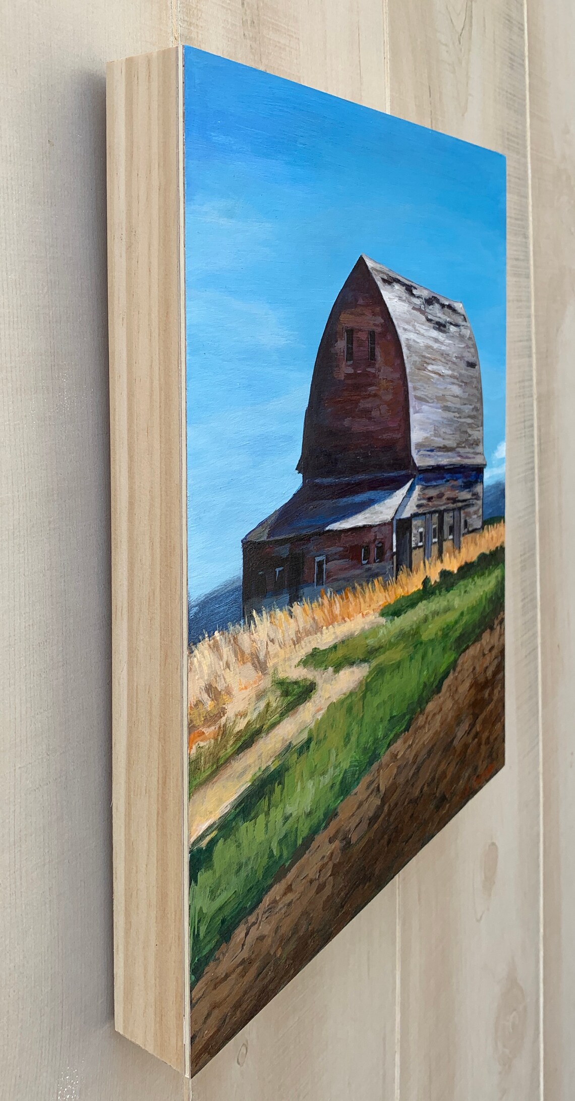 Barn Painting Rustic Barn Wall Art Original Barn Art Barn Etsy