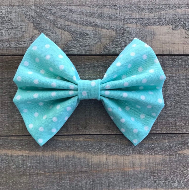 Kenzie Aqua Polka Dot