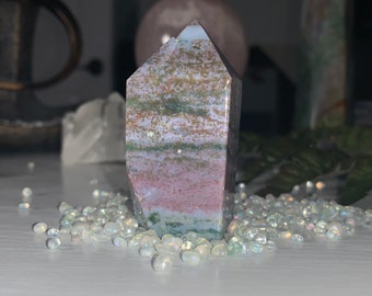 Ocean Jasper Tower 2.25” Tall