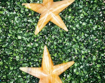 Orange Calcite Star  • Sacral Chakra • Healing • Happiness • Self Confidence