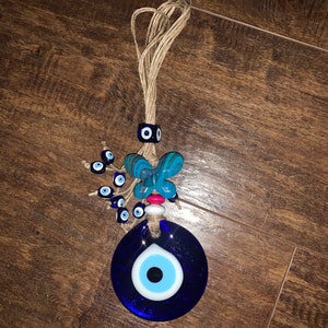 Glass Evil Eye/Home Decoration• Amulet• Blessings • Protection