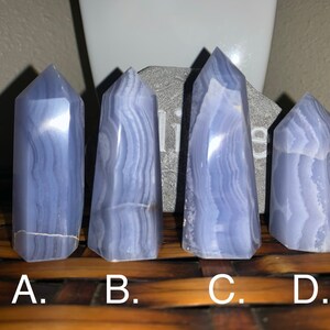Blue Lace Agate Towers
