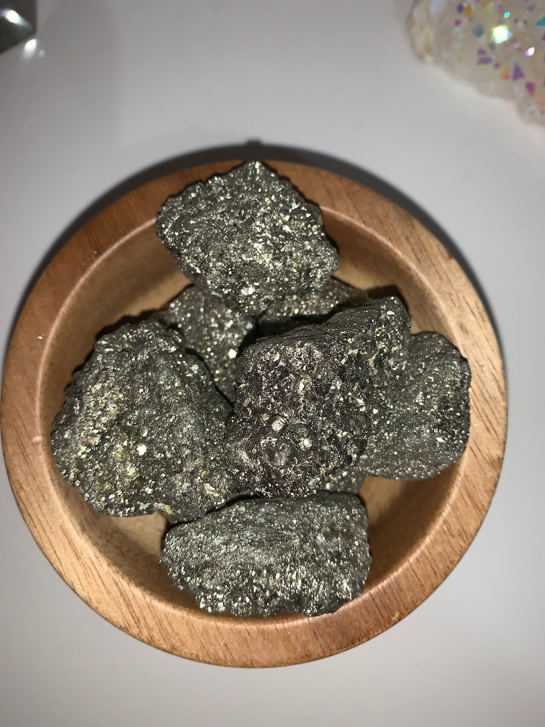 Extra Large Pyrite Tumbled Stones• Chunks• Pyrite Chiapas• Fools Gold ...
