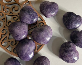 Lepidolite Heart • Emotional Balance • Transition • Awareness
