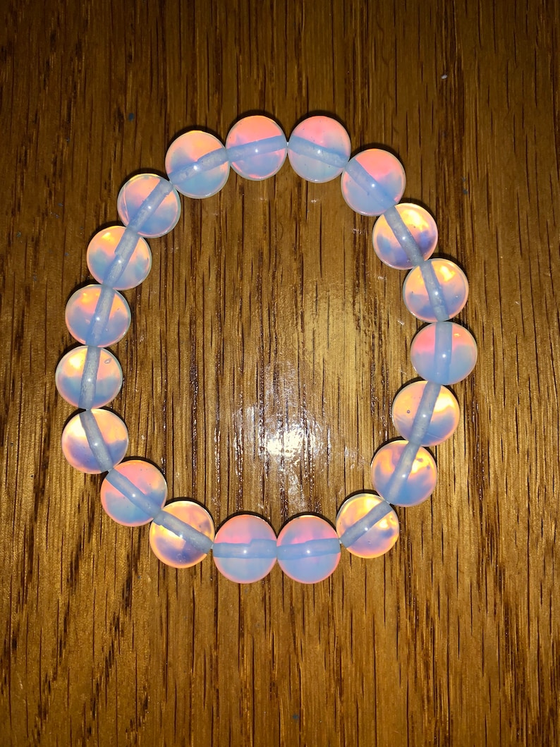 Opalite bracelets \u2022 10mm\u2022 balance \u2022 self-confidence \u2022 change