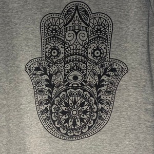 Hamsa Hand printed sweater