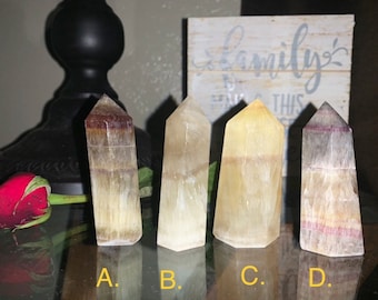 Yellow Fluorite Towers