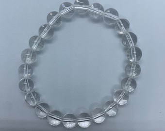 Bergkristalarmband• 8 mm • 7 inch• Intuïtie• Helderheid • Genezing •