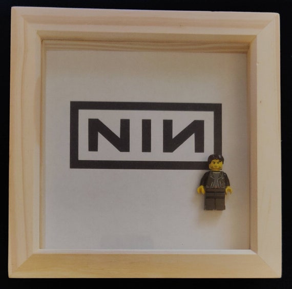 Lego Inspired Nine Inch Nails Minifigure Framed Art - Nine Inch Nails Picture Frame Lego Inspired Nine Inch Nails Minifigure Framed Art - Nine Inch Nails Picture Frame