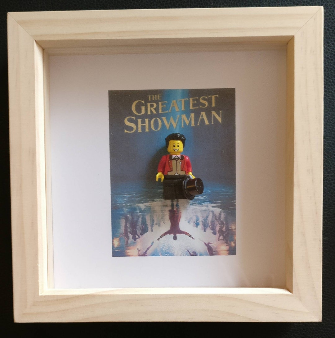 Lego Inspired Greatest Showman Minifigure Framed Art Etsy