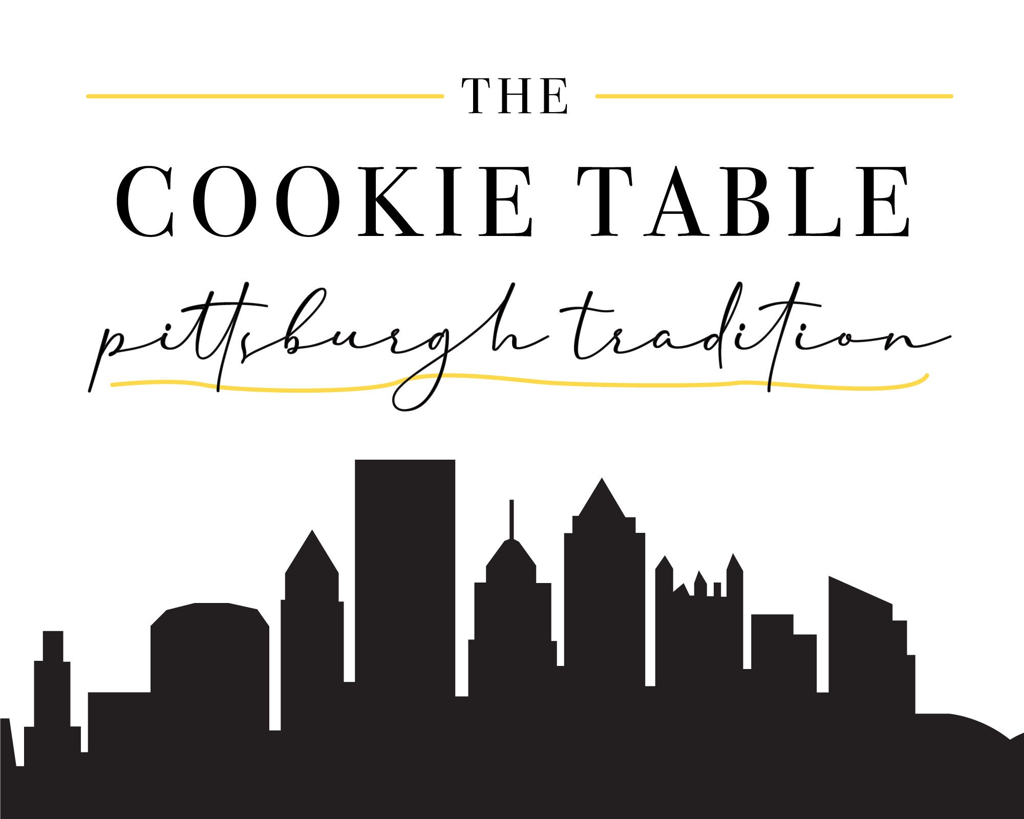 Cookie Table Wedding Sign Pittsburgh Printable Etsy