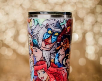 Custom Made Disney Inspired Sew Sketchy Backstitch Ozark Trail Tumbler, Yeti, Rtic