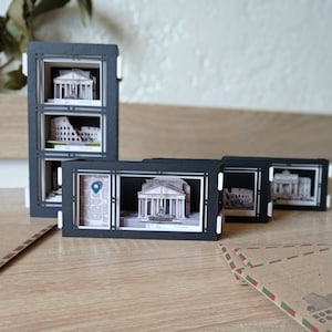 Italië Rome. Pop-upkaarten 3D ansichtkaarten. Pop-upkaart "REIZEN". Set van 4 pop-upkaarten. Ansichtkaart als souvenir. Ansichtkaart met envelop.