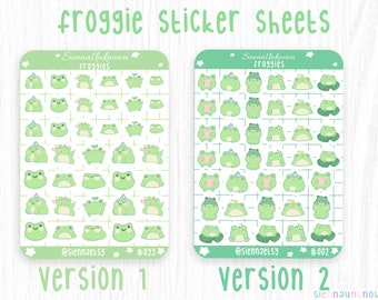 kawaii sticker sheet etsy