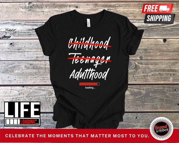 Adulting T-Shirt - Young Adult Tshirt - Graduation Gift Tee Adulting T-Shirt - Young Adult Tshirt - Graduation Gift Tee