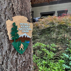 Customized National Park Sign