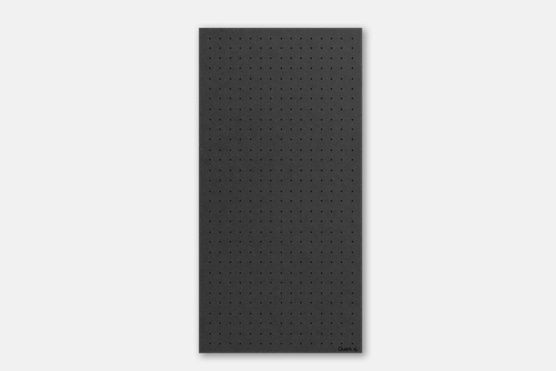 Pegboard panneau perforé 96x48 cm Etagère Murale Modulaire Rangement design chambre et salon Valchromat Noir image 2