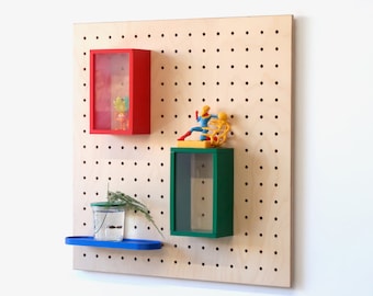 Vitrine pour Pegboard/Panneau perforé - Personalisation possible