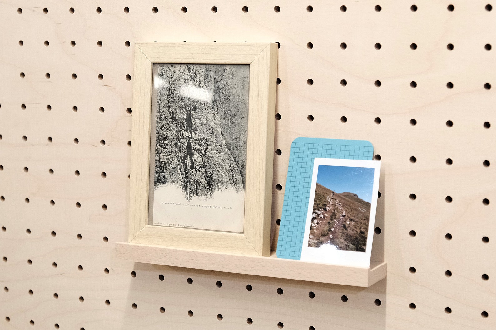Wooden Picture Rails for Pegboard - Accessories for Books, Exhibits ...