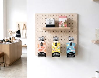 Minimalist wooden book shelf
