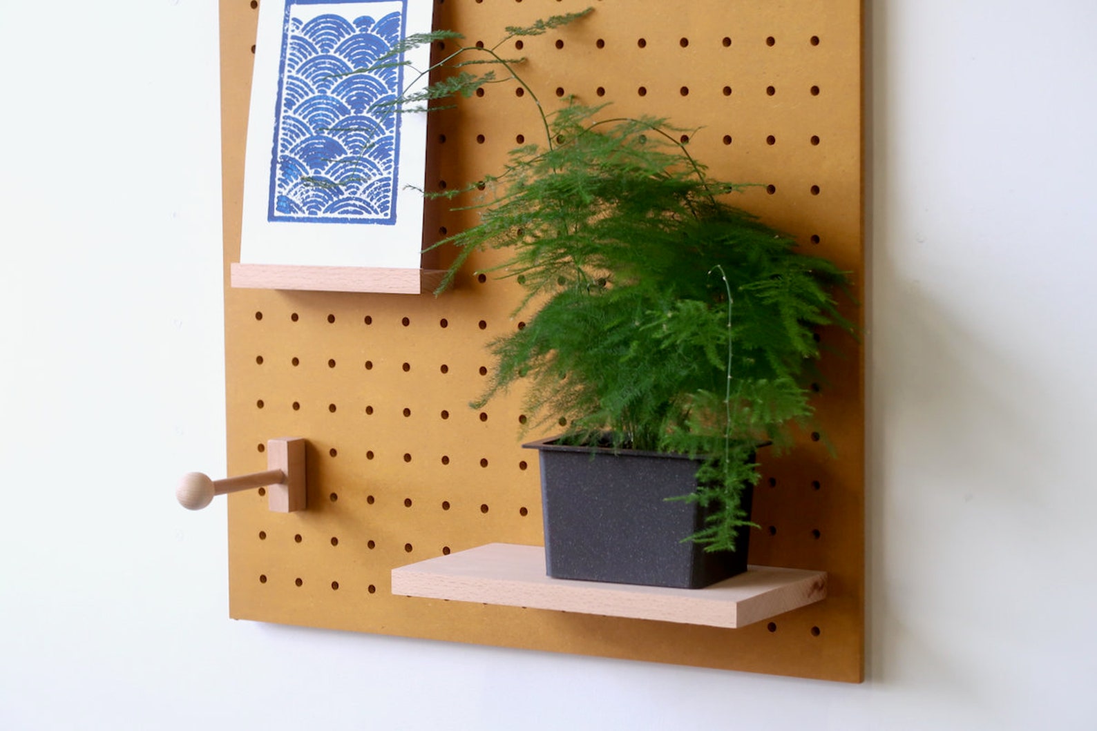 Suspended Flower Pot Pegboard Wall Accessory Etsy Australia