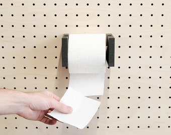 Porte-Rouleau Papier Toilette pour Pegboard – Accessoire Salle de Bain Pratique