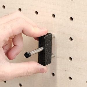 Pegboard hook - Sturdy industrial pegboard accessory