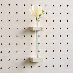 Flowerpot for Pegboard: Flowerpot in the shape of a laboratory test tube