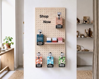 Minimalist wooden book shelf