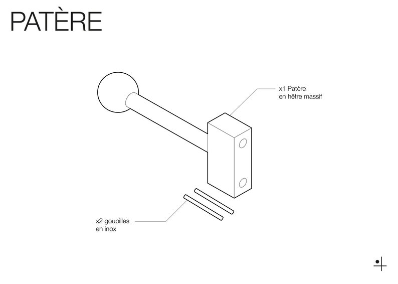 Coat rack minimalist wooden coat hooks entrance organizer image 3