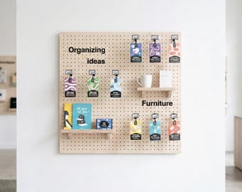 Pegboard voor winkels en winkelruimtes - Productpresentatie - Pegboardproducten - Maat L