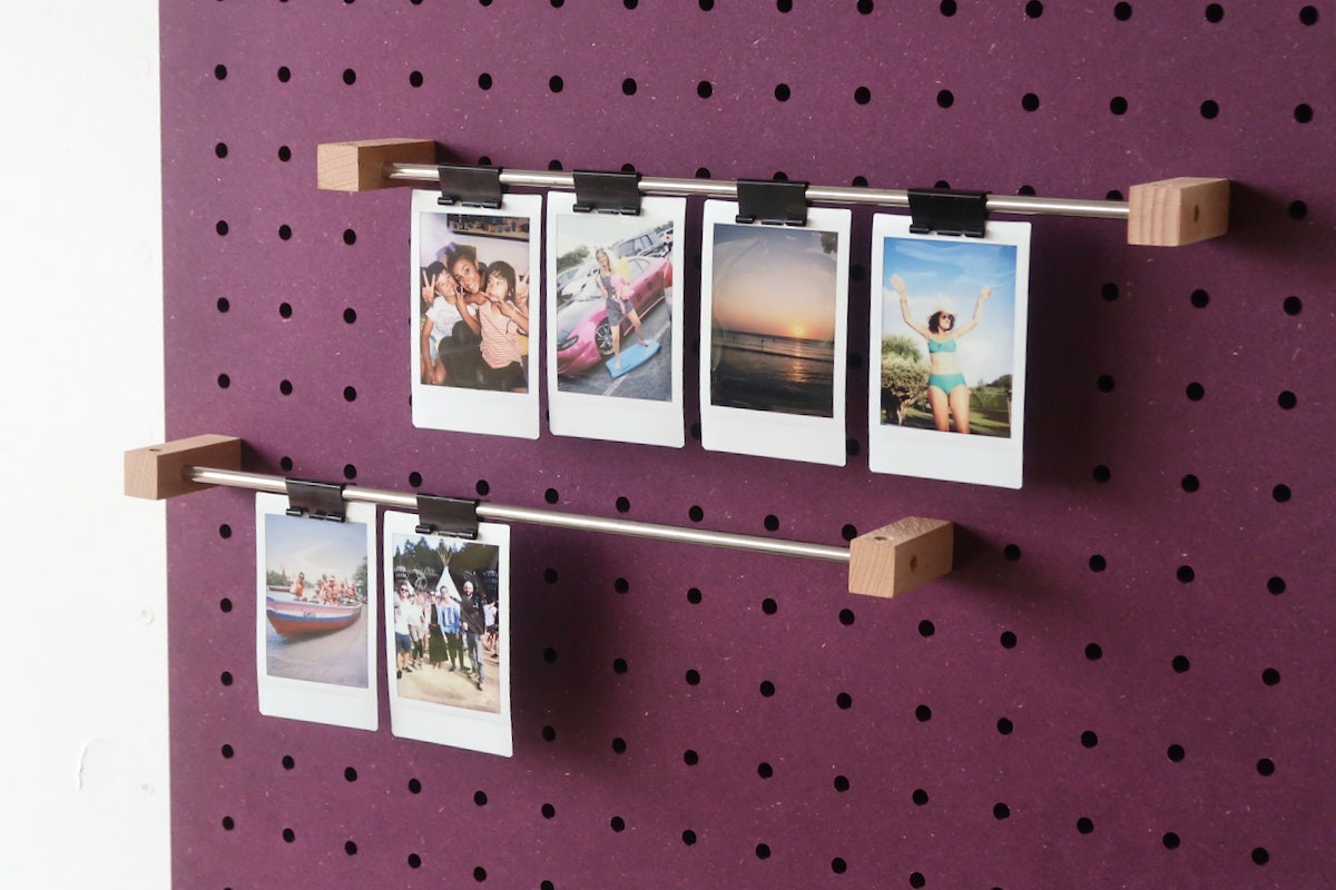 Porte Photos et Accessoires Pour Pegboard - Système d'attache Mural Polaroide Autres Simple Modulair