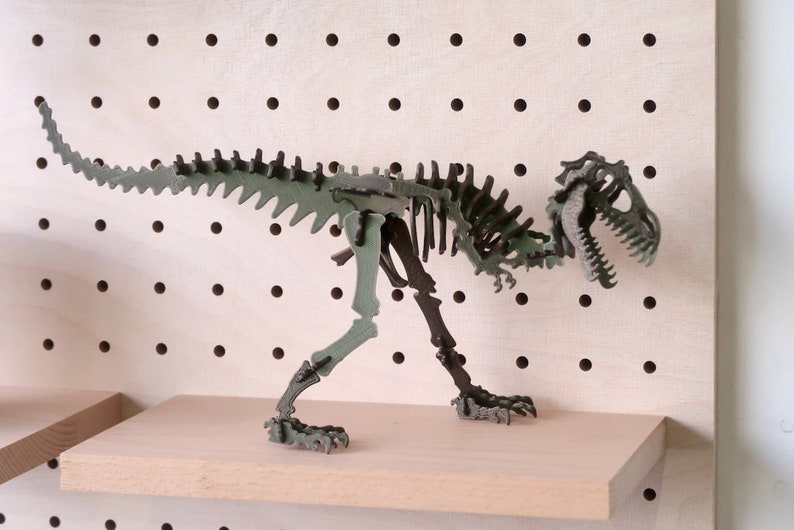 T-REX puzzle 46 pieces in 3D printing to assemble yourself image 5