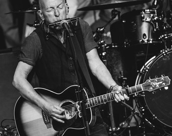 Impresión fotográfica de música rock de Bruce Springsteen 2024