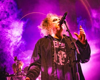 Impresión fotográfica de The Cure Robert Smith 2023