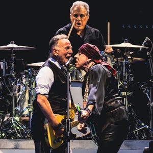 Impresión fotográfica de música rock de Bruce Springsteen y E Street Band, 2024