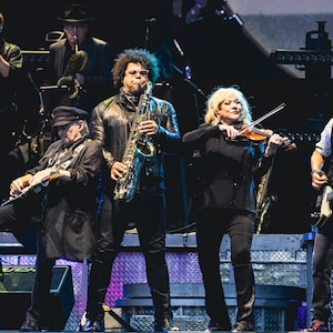 Impresión fotográfica de música rock de Bruce Springsteen y E Street Band, 2024