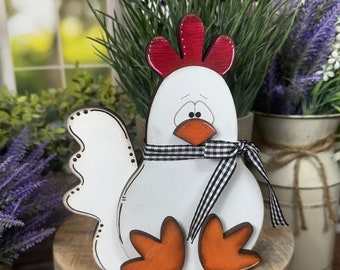 Charming Farmhouse Rooster Decor: Cute Addition for Baby Shower or Home
