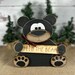 Handcrafted Wood Bear Decor Bring the Charming Wilderness Into Your ...