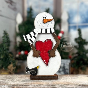 14+ Outdoor Wooden Snowman