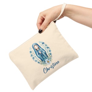 Benutzerdefinierte Kapelle Schleier Masse Tasche Personalisierte katholische Maria Tasche Mutter der Mutter Rosenkranz Beutel Tote Benutzerdefinierte Kinder katholische Zubehör Tasche
