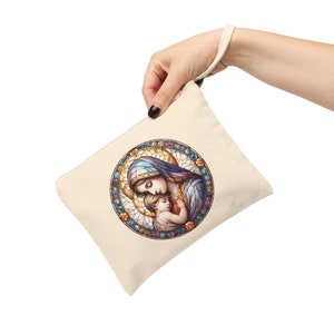 Kapelle Schleier Masse Tasche Katholische Maria Tasche Muttergottes Rosenkranz Beutel Tote Baumwolle Leinwand Mäppchen katholische Zubehör Tasche