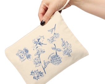 Chapel Veil Mass Bag Catholic Bag Virtues Of The Church Rosary Pouch Tote Cotton Canvas Zipper Pouch Catholic Accessories Bag