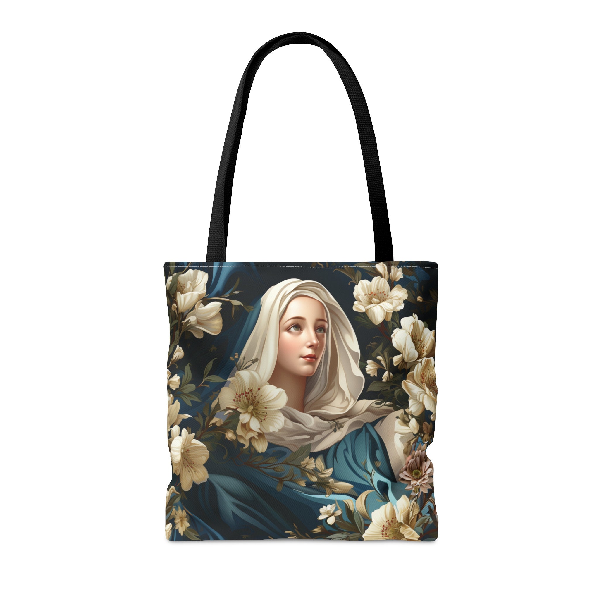 Virgin Mary Tote Bag | Mother Mary Tote Bag | Canvas Tote Bag ...