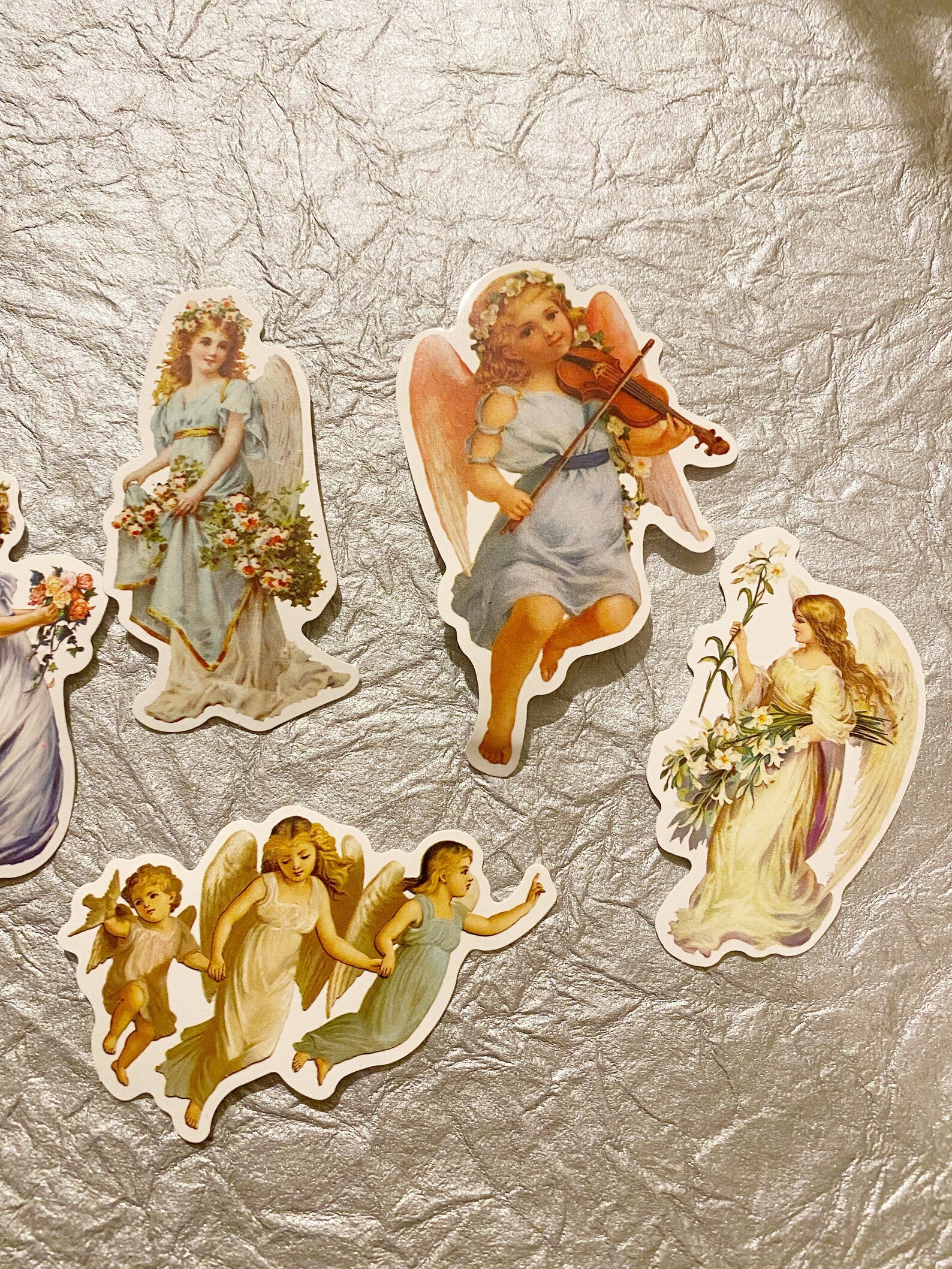 Guardian Angel Sticker Catholic Vinyl Stickers Angel Etsy